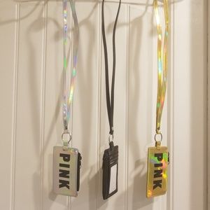 Pink lanyards